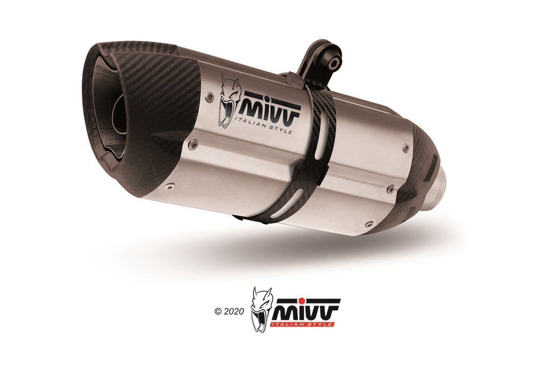 Terminale di scarico MIVV SUONO INOX  OMOLOGATO per Kawasaki Z900 2021-2024