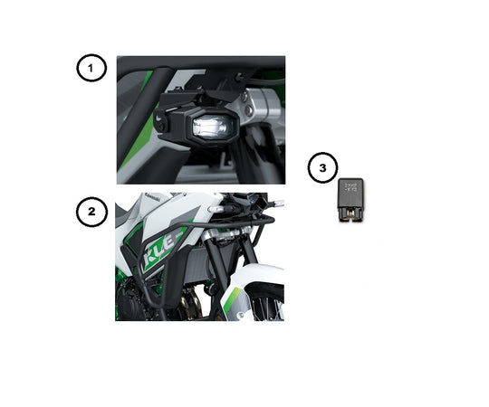 Kit faretti antinebbia a led Kawasaki KLE 500 - 500 SE 2026>