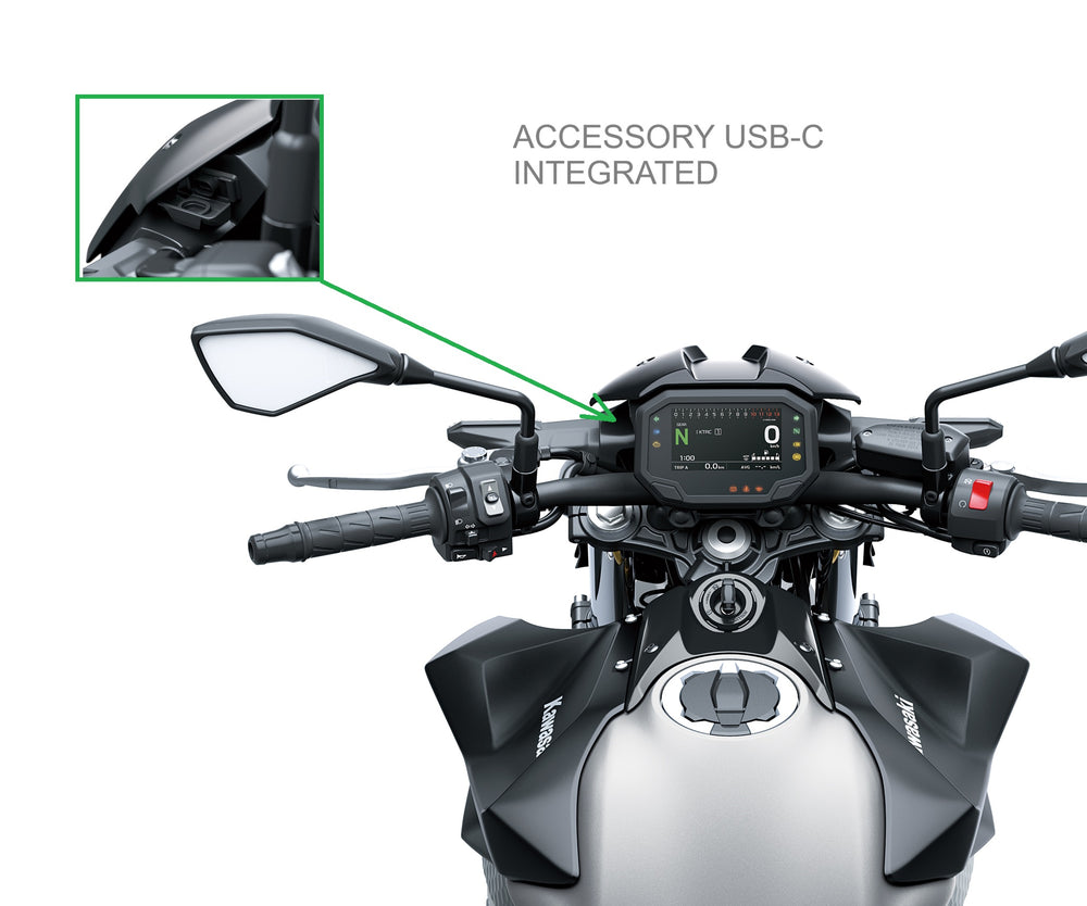 Presa USB-C Kawasaki Z650 S 2026