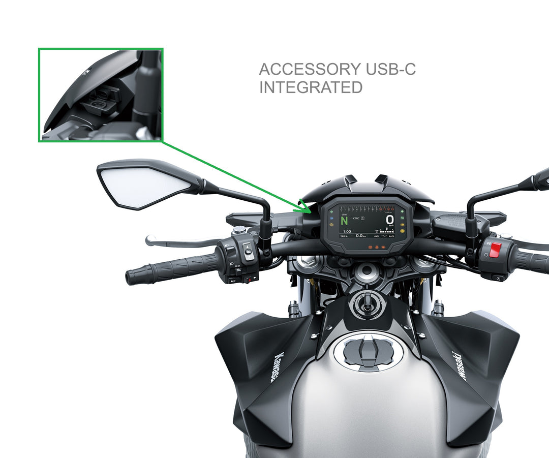 Presa USB-C Kawasaki Z650 S 2026