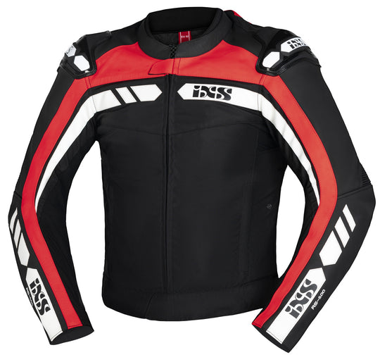 Sport Giacca IXS RS-500 1.0 Nero/Rosso/Bianco