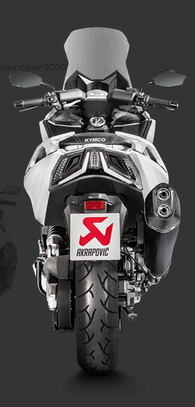 SILENZIATORE AKRAPOVIC KYMCO AK550 2018-2020