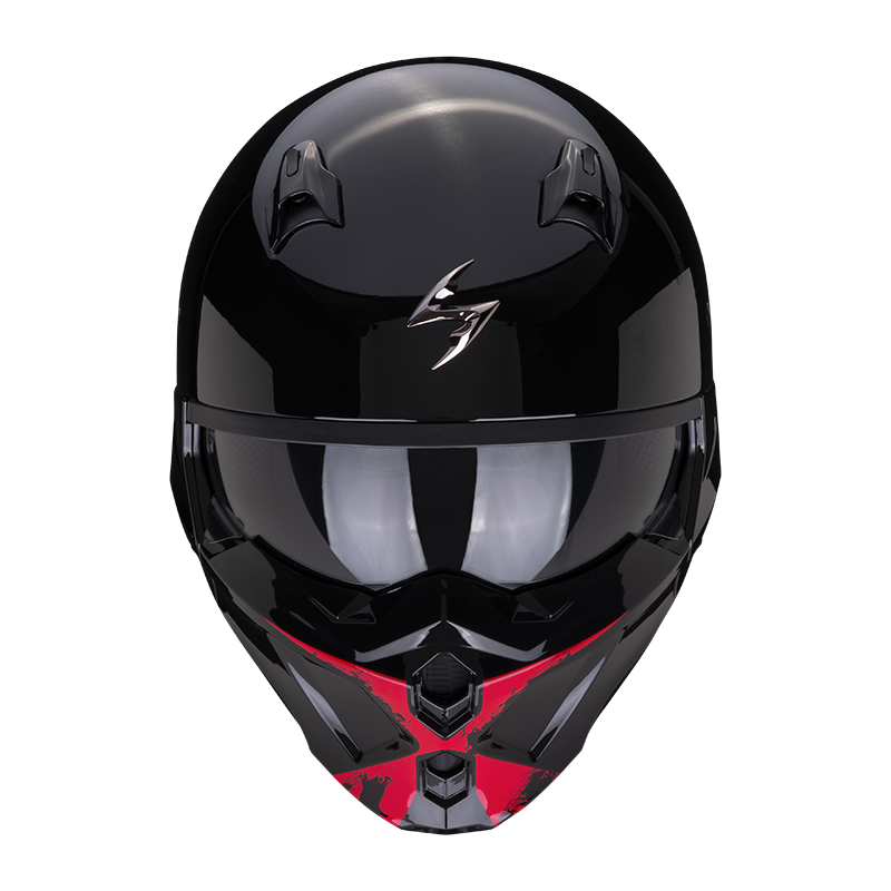 Scorpion Cover-X Solid Tanker Nero/Rosso