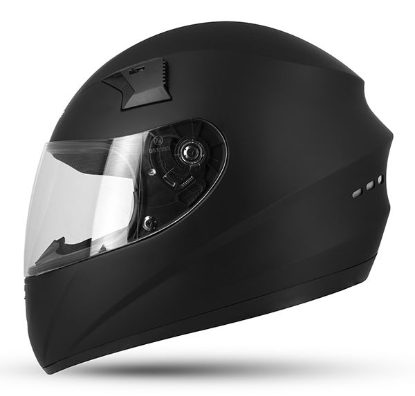 Casco moto integrale Osone nero opaco