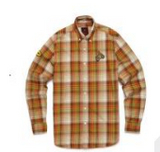 Camicia a quadri brown Royal Enfield