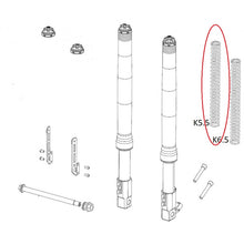 Carica l&#39;immagine nel visualizzatore di Gallery, Molla Forcella MUPO K.5.5 Ohvale GP-2