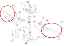 Carica l&#39;immagine nel visualizzatore di Gallery, Semimanubrio Ohvale GP-2 ORIGINAL PARTS