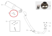 Carica l&#39;immagine nel visualizzatore di Gallery, Staffa Fissaggio Scarico Ohvale GP-2 190cc