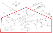 Carica l&#39;immagine nel visualizzatore di Gallery, Forcellone Completo Ohvale GP-2